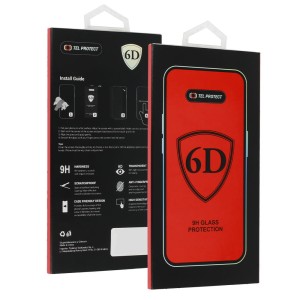 Szkło hartowane Full Glue 6D do Iphone 15 Czarne