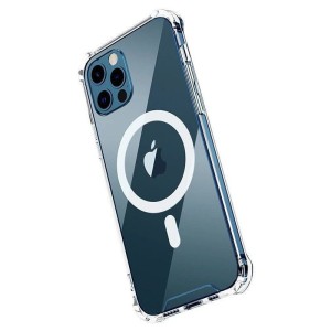Etui MagSilicone do Iphone 12 transparentne