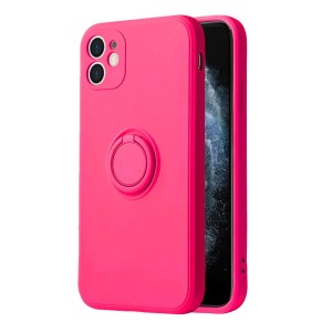 Etui VENNUS SILICONE RING do Iphone 14 Pro MAX Różowe