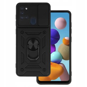 Etui pancerne Slide Camera Armor do Samsung A21S czarne