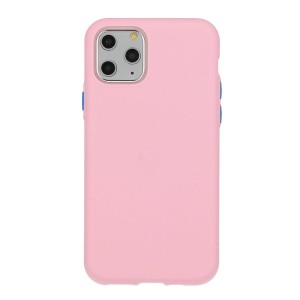 Etui SOLID SILICONE do Iphone 12 Mini Jasnoróżowe