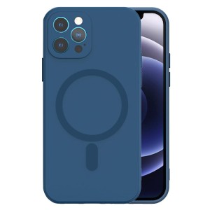 Etui MagSilicone do Iphone 15 granatowe