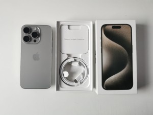 iPhone 15 Pro 128GB Natural Titanium | 2 Lata Gwarancji | Kondycja baterii 89%