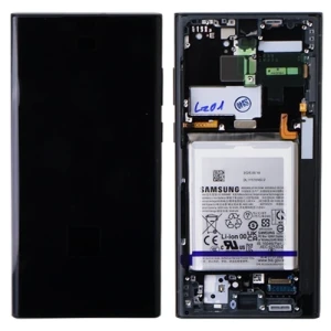 Wyświetlacz do Samsung Galaxy S22 Ultra 5G S908 - czarny oryginalny OEM